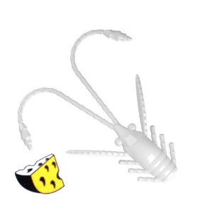 Libra Lures Pro Nymph 001 White Ser1.8cm 