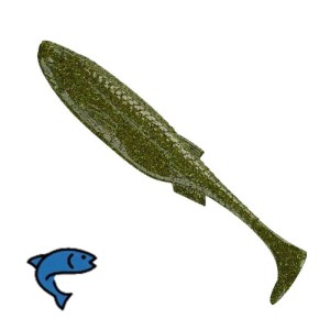 Libra Lures Kraken Shad 029 Salty Green 7.5cm 