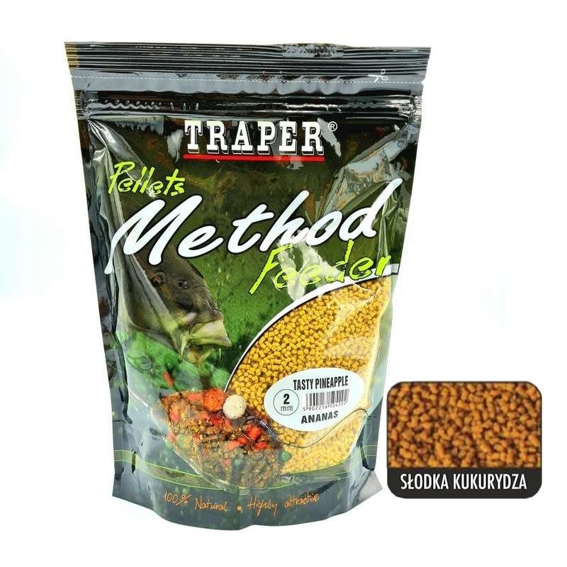 Traper Method Pellets Słodka kukurydza 2mm-70464