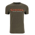Simms Logo T-Shirt Loden Heather XL-59004