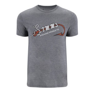 Simms Hook & Loop T-Shirt Athletic Heather XXL