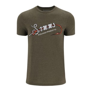 Simms Hook & Loop T-Shirt Military Heather 3XL