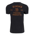 Simms Stacked Bass T-Shirt Charcoal Heather 3XL-63789