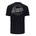 Simms Circle Lockup T-Shirt Black S-63828