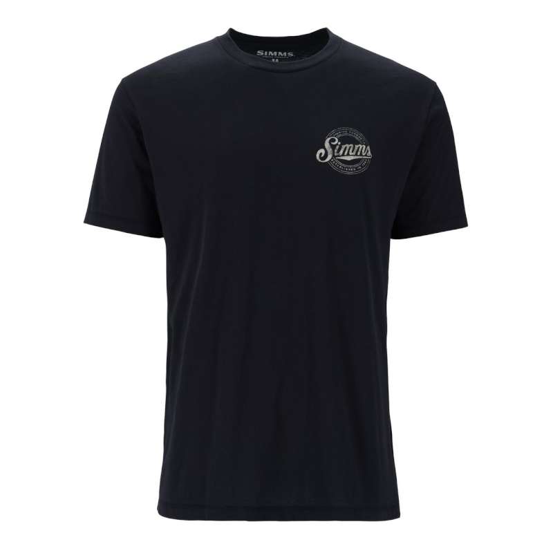 Simms Circle Lockup T-Shirt Black M-63837