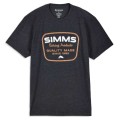 Simms Stamp Lock T-shirt Charcoal Heather 3XL-68786