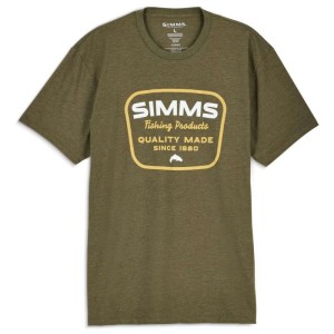 Simms Stamp Lock T-shirt Military Heather 3XL