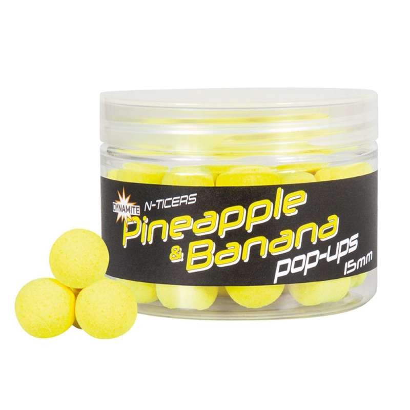 Dynamite Baits N Pop-Ups Pineapple Banana 15mm-70778