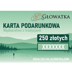 Karta podarunkowa 250 złotych