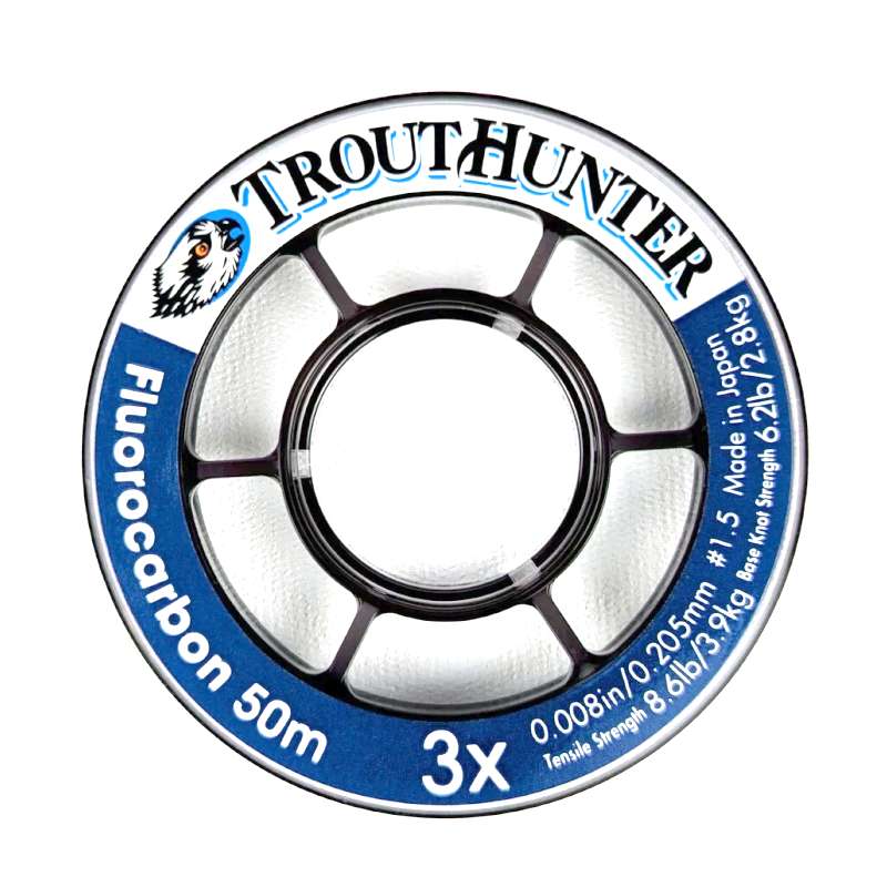 Trout Hunter Fluorocarbon Tippet 50m 3x 0.205mm -71052