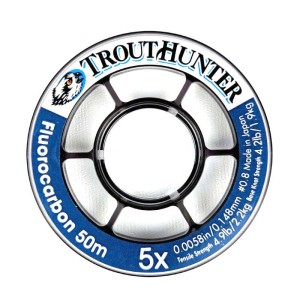 Trout Hunter Fluorocarbon Tippet 50m 5x 0.148mm
