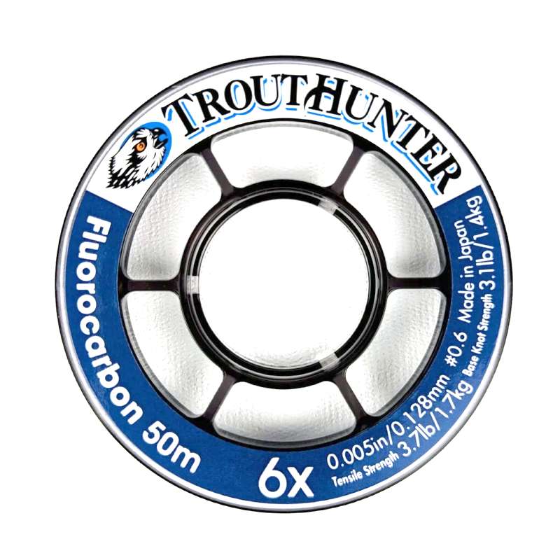 Trout Hunter Fluorocarbon Tippet 50m 6x 0.128mm-71055