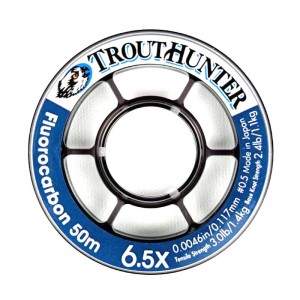 Trout Hunter Fluorocarbon Tippet 50m 6.5x 0.117mm