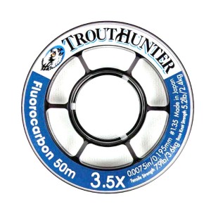 Trout Hunter Fluorocarbon Tippet 50m 3.5x 0.195mm