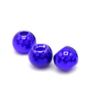 Hareline Tungsten Beads #232 Metallic Blue 5.5mm