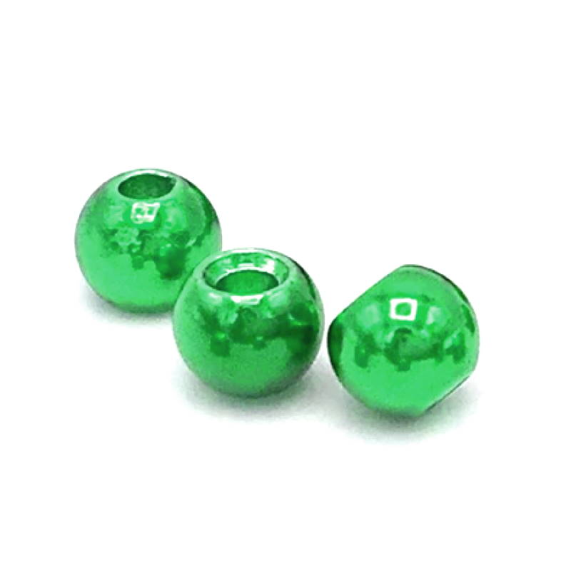 Hareline Tungsten Beads #234 Metallic Green 5.5mm-24459