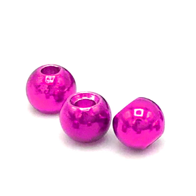 Hareline Tungsten Beads #236 Metallic Pink 5.5mm-24458