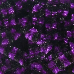 Hareline Stonefly Chenille #4 Black Fuchsia