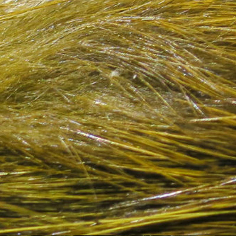 Hareline Dyed Grade#1 Hare's Mask #265 Olive Brown-23837