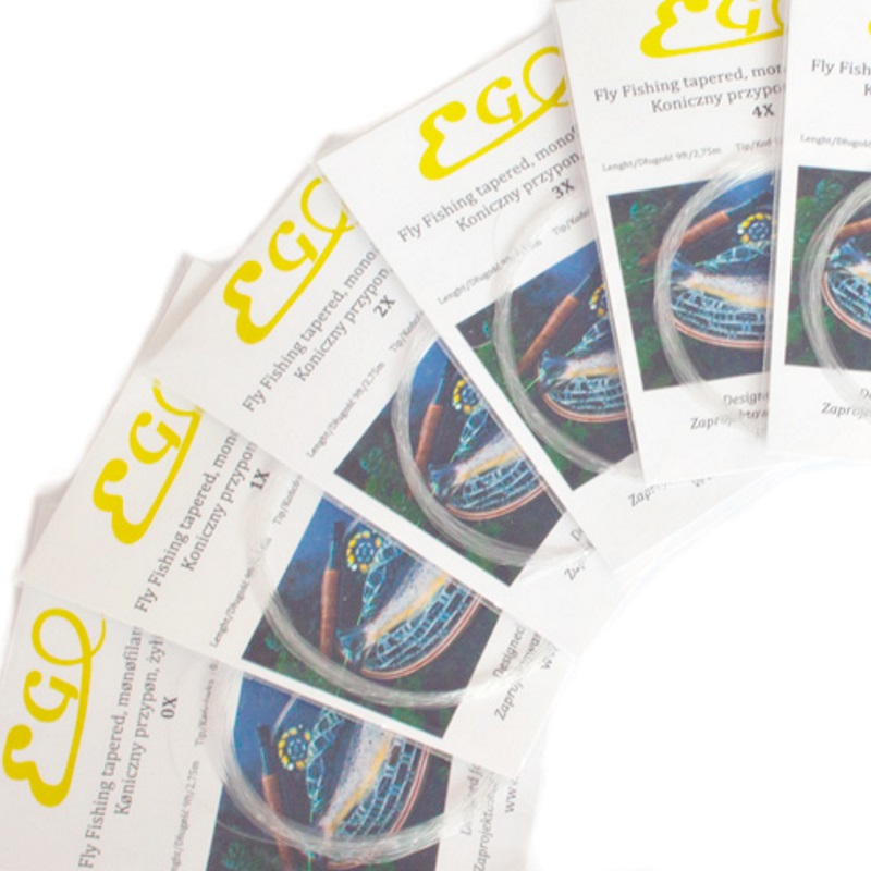 Ego Przypon koniczny 9ft 2X 0.23mm-636