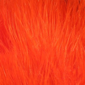 Hareline Marabou Blood Quills #130 Fluo Flame