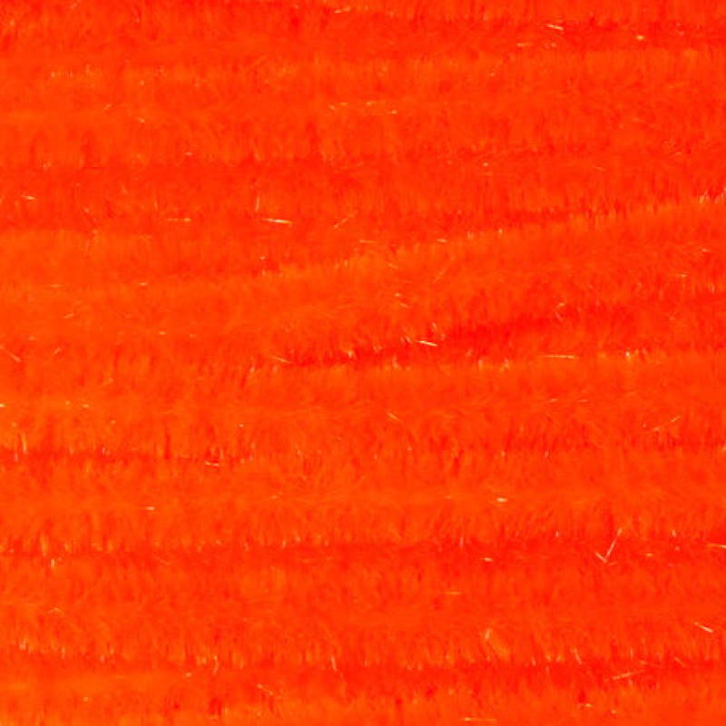 Hareline Ultra Chenille Medium #129 Fluo F Orange-24398
