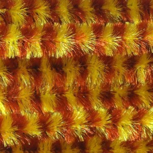 Hareline Variegated Chenille Med #43 Brown/Yellow