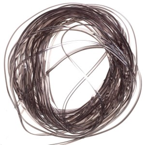 Hareline Vinyl Rib Medium #165 Grey