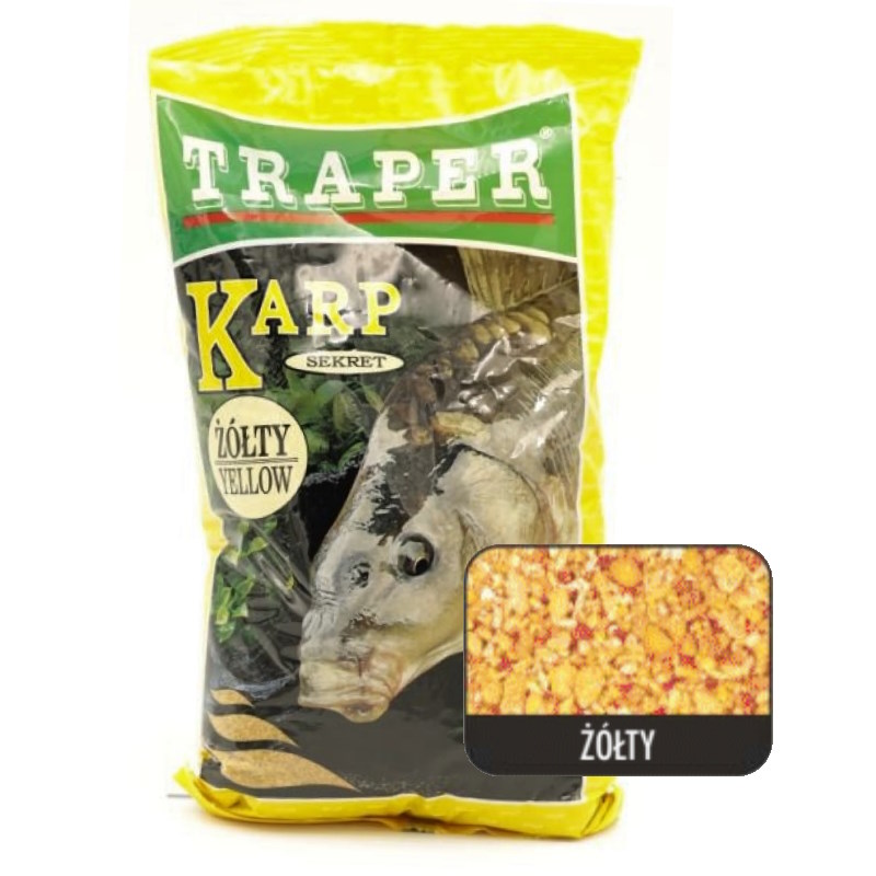 Traper Zanęta Sekret Karp żółty 1kg-45900