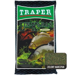 Traper Zanęta Sekret Lin Karaś Zielony marcepan1kg