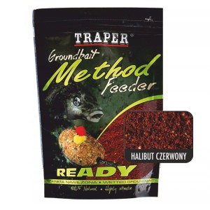 Traper Zanęta Method Ready Halibut czerwony 750g