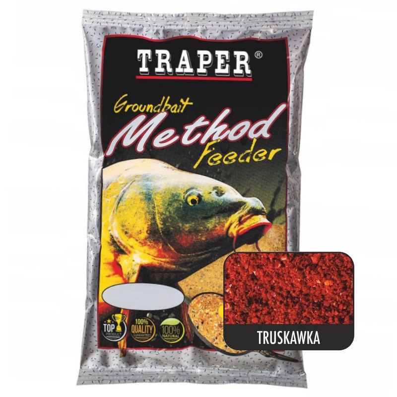 Traper Zanęta Method Feeder Truskawka 750g-45602