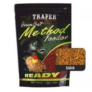 Traper Zanęta Method Ready Banan 750g 