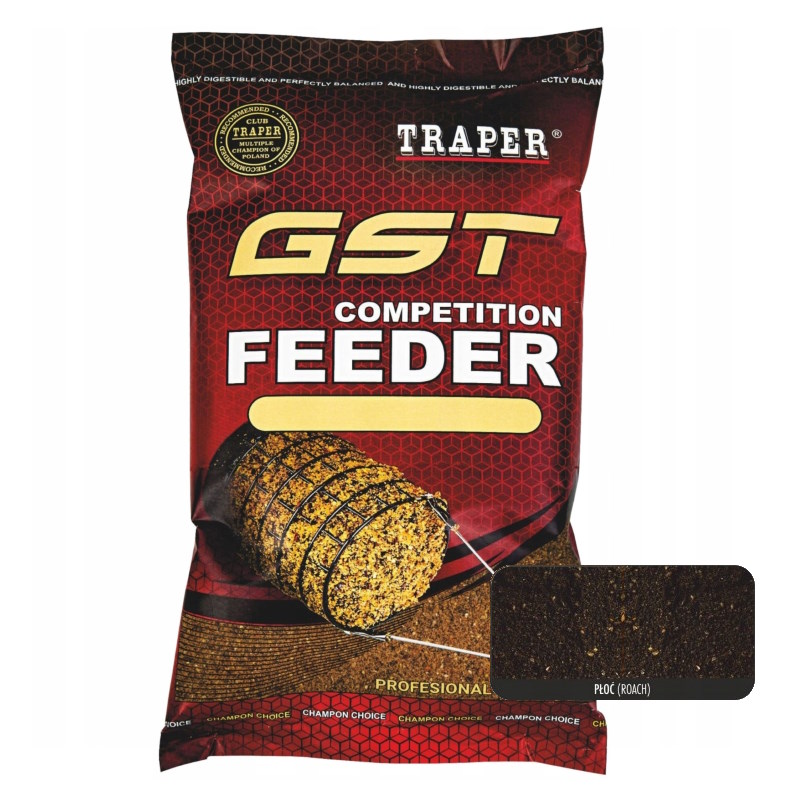 Traper Zanęta GST Feeder Płoć Black 1kg-45915