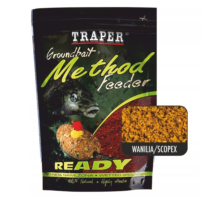 Traper Zanęta Method Ready Wanilia/Scopex 750g-45572