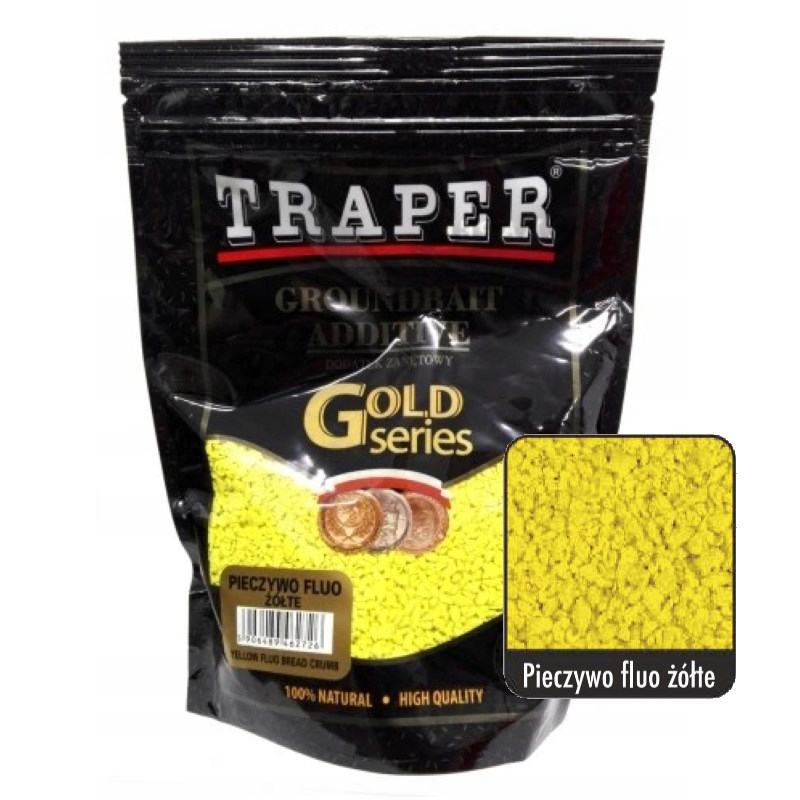 Traper Dodatek zanętowy Pieczywo Fluo żółte 400g-45945