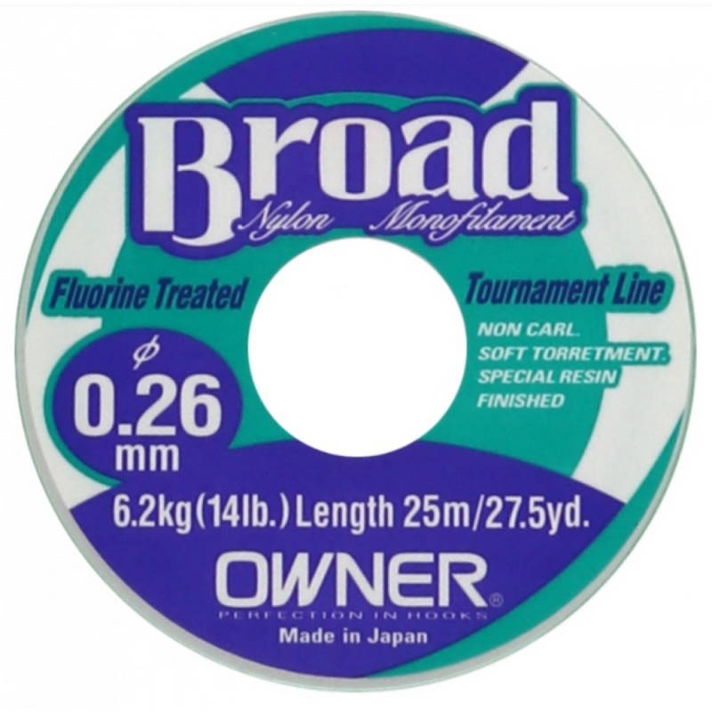 Owner Żyłka Broad 25m 1.5kg 0.12mm-29454