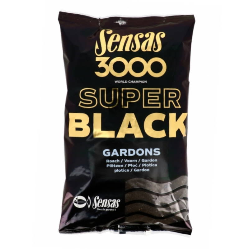 Sensas Zanęta 3000 Super Black Gardons 1kg-28063