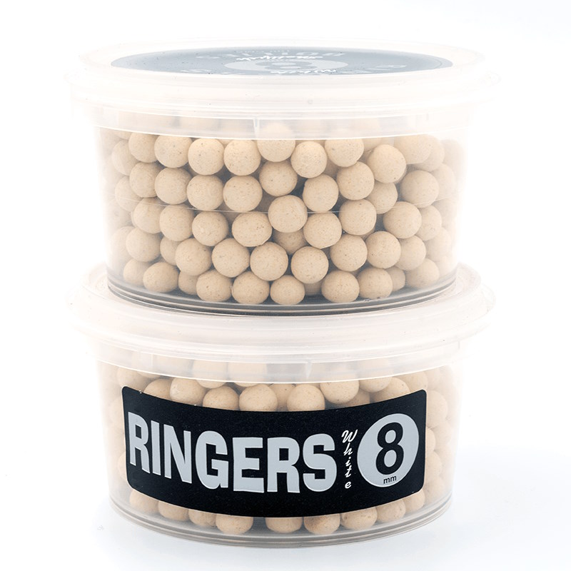 Ringers White Shellfish Boilies 8mm-45725