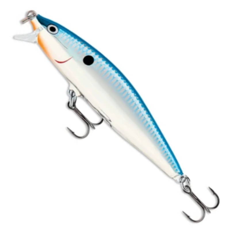 Rapala Flat Rap Silver Blue 10cm-71141