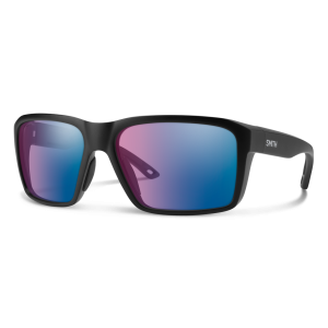 Smith Optics Okulary Backcast Matte Black CP Glass Polarchromic Rose Blue Mirror