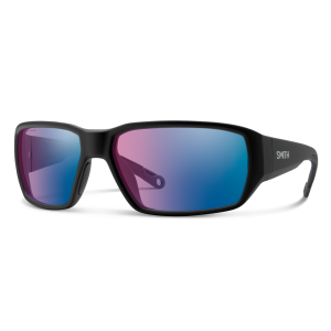 Smith Optics Okulary Hookset Matte Black CP Glass Polarchromic Rose Blue Mirror
