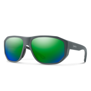Smith Optics Okulary Outrigger Matte Slate ChromaPop Polarized Green Mirror