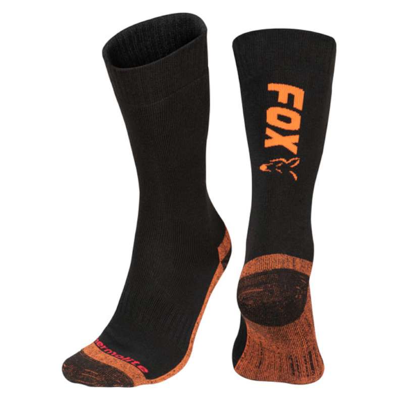 Fox Thermolite Long Socks Black/Orange 44-47-71553