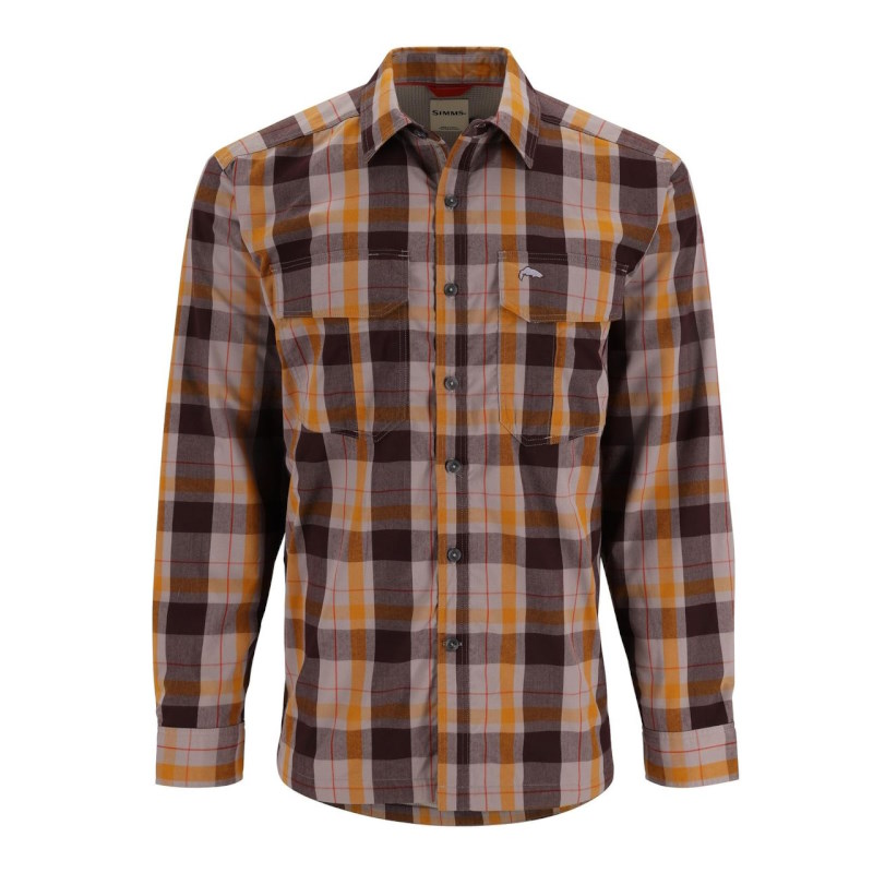 Simms ColdWeather Shirt Dolomite Logan Plaid S-56797
