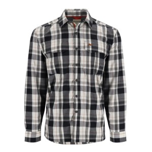 Simms ColdWeather Shirt Gunmetal Logan Plaid S