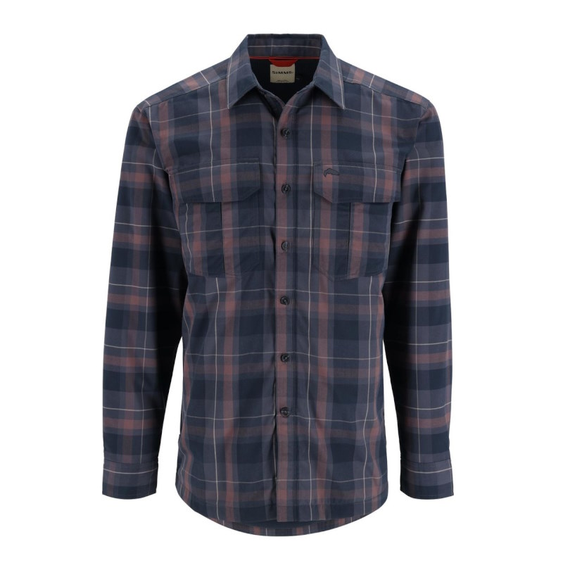 Simms ColdWeather Shirt Selvedge Logan Plaid S-56840