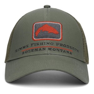 Simms Trout Icon Trucker Smokey Olive