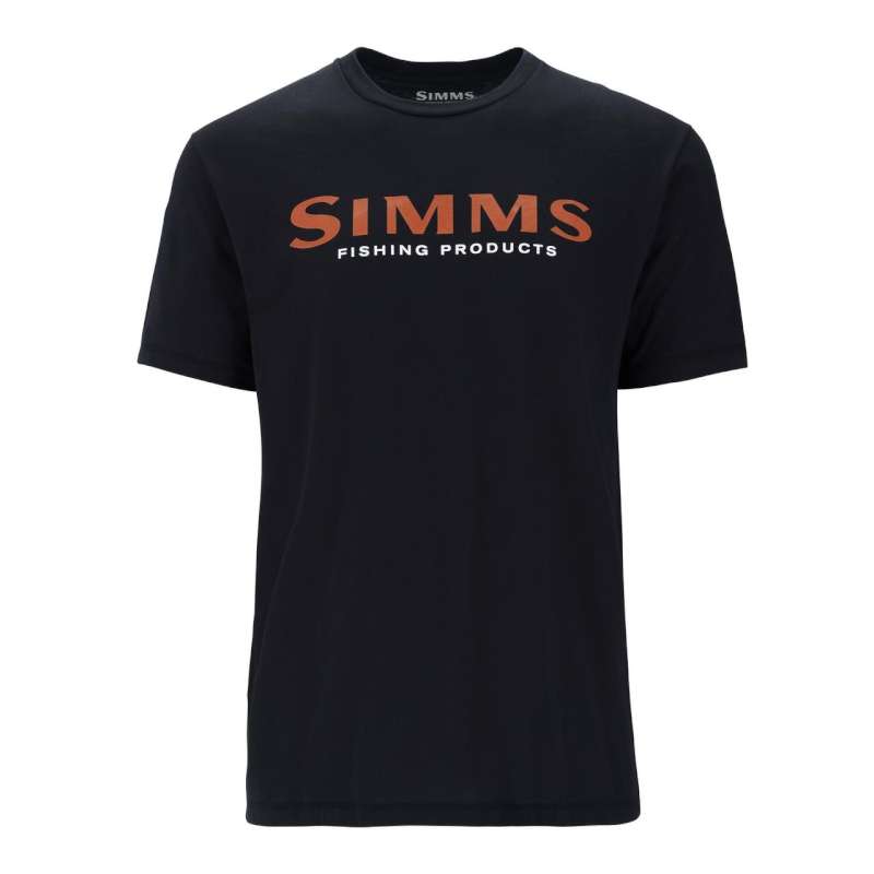 Simms Logo T-Shirt Jet Black S-62262