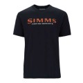 Simms Logo T-Shirt Jet Black S-62262